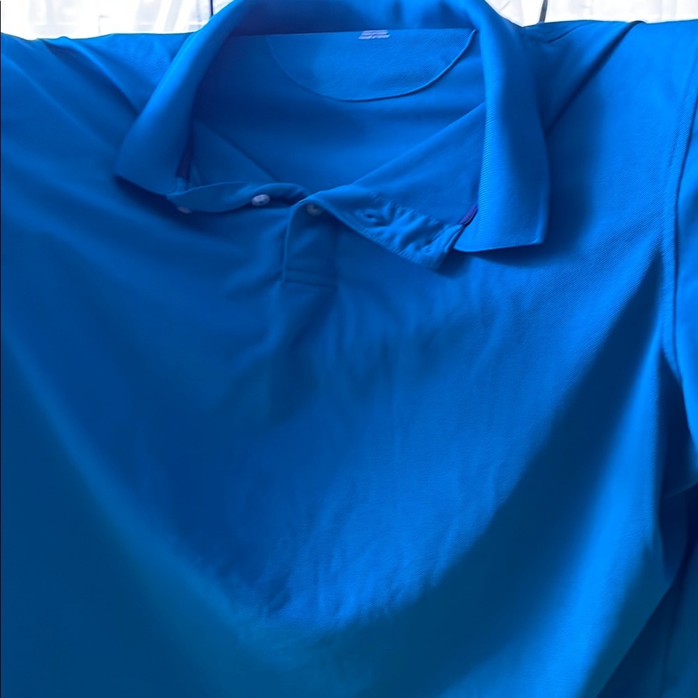 Amazon Essentials Blue Polo Shirt with Relaxed Fit